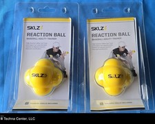 SKLZ Baseball Reaction Training Ball, Yellow, 2 Packs
