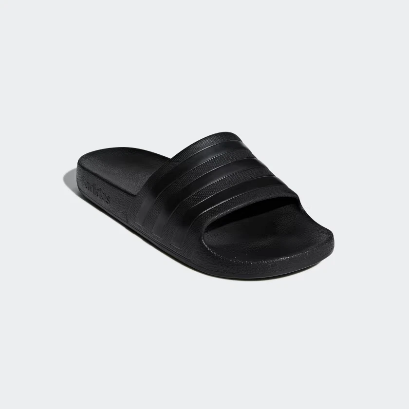 Unisex Adidas Adilette Aqua Comfort Sandals Black Size 7 Men or Women 8