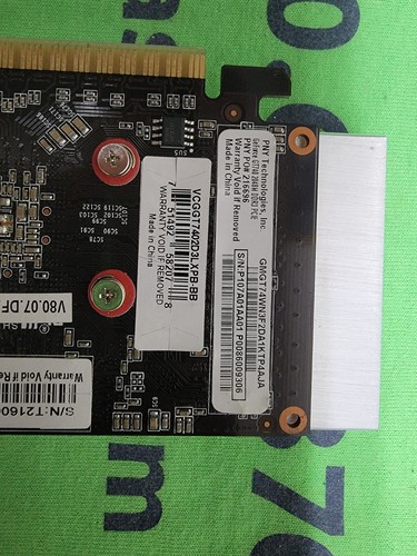 PNY Nvidia GT740 2GB DDR3 PCIE VIDEO CARD - VGA/HDMI/DVI - Picture 3 of 3