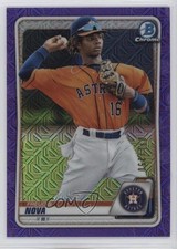 2020 Bowman Chrome Prospects Mega Box Purple Mojo Refractor Freudis Nova 3hd