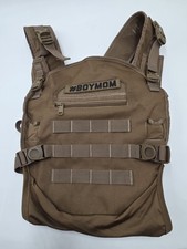 Tactical Baby Gear Carrier Coyote Brown Boy Mom Patch