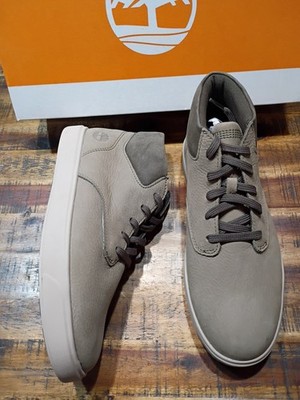 Mens Timberland Emerson Street Mid Lace Premium Leather Chukka Sneaker Sz 9.5