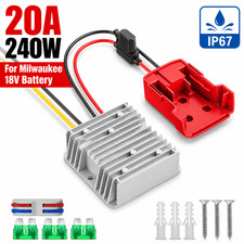 18V to 12V Step Down Converter for Milwaukee 18V Battery Power Wheels 20A 240W