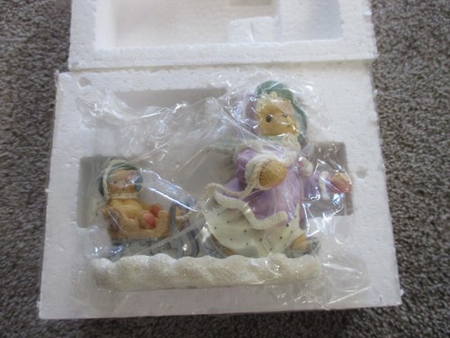 Cherished Teddies by Enesco, Gretchen, Winter Figurine, 203351, New Old Stock - Picture 2 of 5