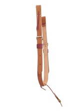 HR Saddlery 1.75" Single Ply Back Cinch Set with Rear Billets Natural Leather