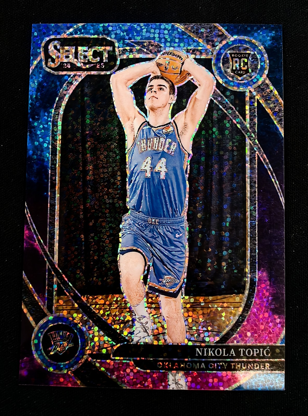 2024-25 Panini Select Nikola Topic #286 Rookie RC Courtside Cosmic Prizm SSP