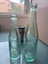 RARE! 1955 "12 Fluid Ounce" BLOCK logo green bottle NOT 6.5OZ!!