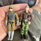Hasbro GI Joe General Hawk Commander Tripwire Action Figures Vintage 1986