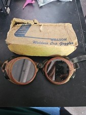 GENUINE 1870 WILLSON DOUBLE TYPE CW50 WELDING GLASSES SHADE 5 W/ BOX USA MADE
