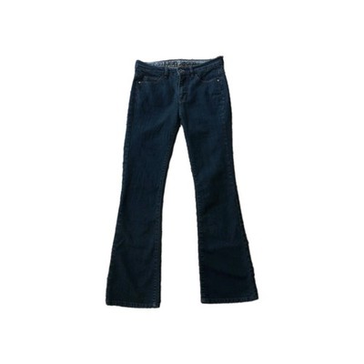 Calvin Klein Jeans Women's Dark Wash Blue Denim Bootcut Inseam 31 Rise 9.5