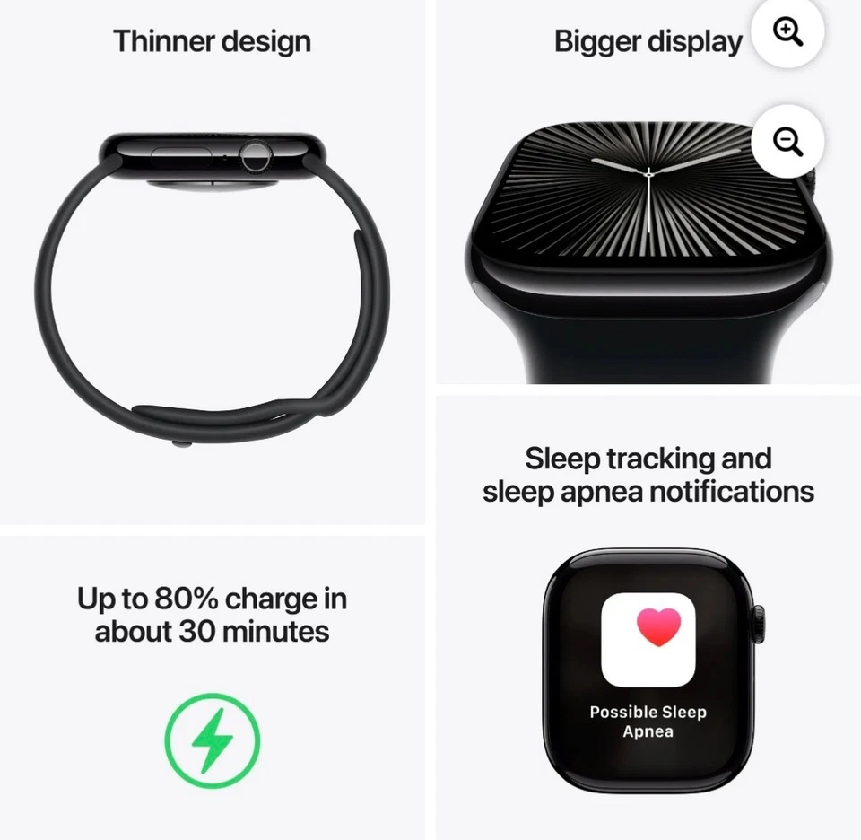 Apple Watch Series 10 - 46mm - Titanium Slate - GPS + Cellular - Excellent - Image 2 of 4