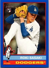 2025 Topps Heritage Baseball -Blue & Silver Sparkle, Blue Border, Red Border