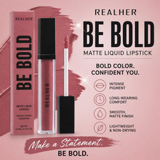 REALHER Be Bold Matte  Liquid Lipstick in Be ...
