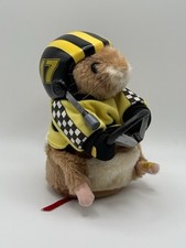 Vtg Gemmy Dancing Hamster Car Racer Nascar 917 Born To Be Wild  Racing Works