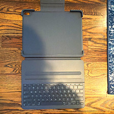 Logitech Logi Keyboard Folio/Case Cover for Apple iPad Tablet, Gray 8x11