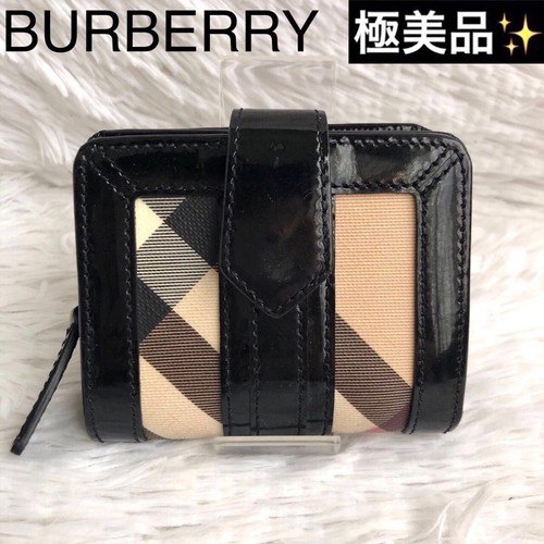 Wallet Burberry BURBERRY Nova Check Patent Leather | eBay