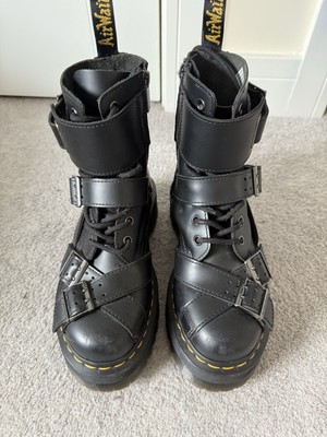 靴 Dr. Martens Jadon Strap UK 5 Jadon Strap Platform Leather Boots in Black | Dr. Martens