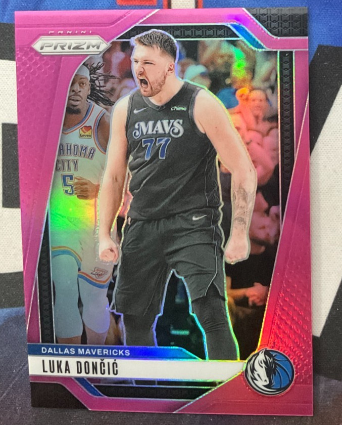2024-25 Panini Prizm Basketball #89 Luka Doncic Pink Prizm 051/249 (JR)