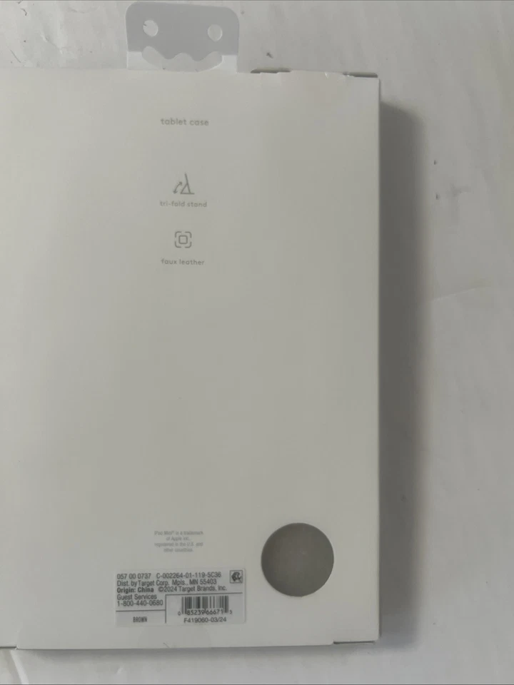 heyday Apple iPad Mini 6 Folio планшетов искусственной кожи чехол коричневый тройной стойка - Изображение 2 из 2