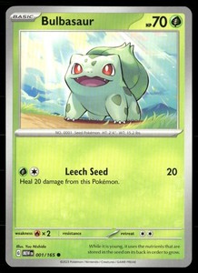 Bulbasaur - 001/165 Common SV: Scarlet & Violet 151