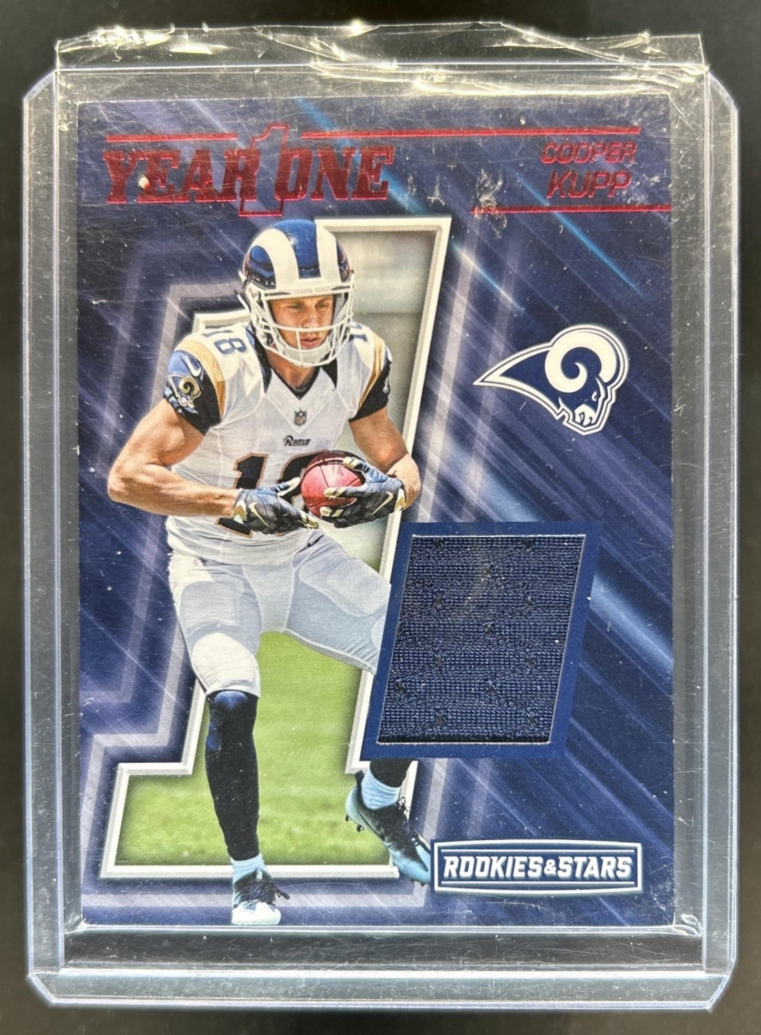 2017 Panini Rookies & Stars Cooper Kupp Year One Jersey Rookie RC #11 Rams