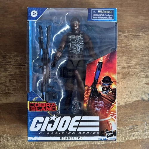Hasbro GI Joe Classified Series Cobra Island Roadblock 6" Figure New Free Ship