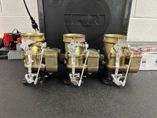 Stromberg 97 Lz Carb Lot Of 3 Tri Power Six Pack Replated Restored Carburetor