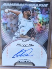 2019 Panini Prizm Baseball Luiz Gohara #GB-LG Gameball Graphs Holo AUTO