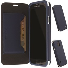 Krusell Malmö Etui en Simili Cuir pour Samsung Galaxy S5 Bleu