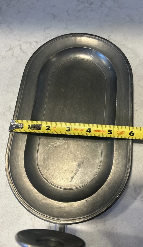 Juego de 2 Apliques de Pared de Peltre Candelabros 13.25" Colonial Casting Meriden, CT Foto 3 de 4