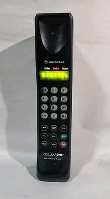 Vtg Motorola Brick Cellular Phone Model  19801XTUDB Ultra Classic II Cellularone