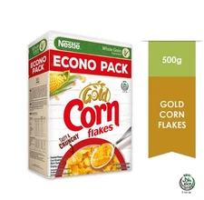 Nestlé Gold Cornflakes Cereal 500g  Crispy Breakfast Cereal from Malaysia