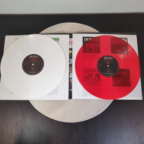 Queen - Greatest Hits 2LP's 180gm White & Translucent Red