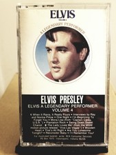 ELVIS A Legendary Performer, Vol. 4 by Elvis Presley Cassette Tape   ,RCA MINT