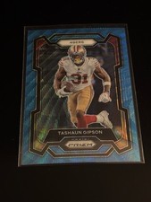 Tashaun Gipson 2023 Panini Prizm Blue Wave Prizm /199 49ers 273