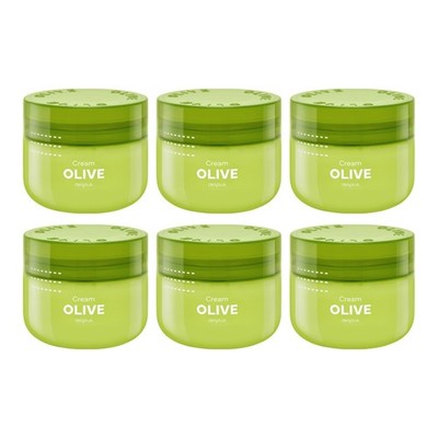 Pack of 6 Olive Oil Body Cream 300 ml Moisturizer New Body Care