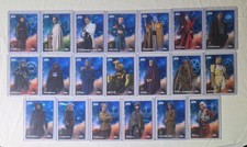 Lot of 21 2025 Topps Chrome Star Wars Sapphire parallel cards.