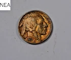 1937-D Buffalo Nickel ~ Almost Uncirculated AU (toned) ~ ZB473