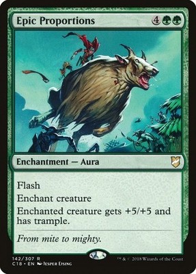 NM Epic Proportions, MTG, Commander 2018, Magic the Gathering, 142