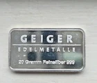 Geiger 20 gram Silver Bar HTF