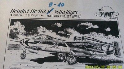 PLANET MODELS Heinkel He 162B Volksjäger   1:72