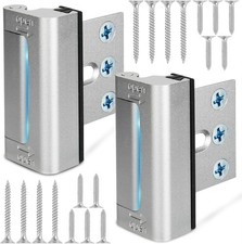 Home Security Door Reinforcement Lock, Upgraded Front Door Locks for Kids Safety