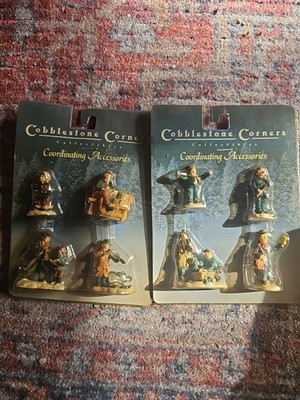 NIP Vintage Cobblestone Corners Village Accessories 