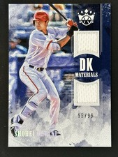 2018 Diamond Kings Shohei Ohtani DK Materials Holo Silver DKM-SO 55/99 RC
