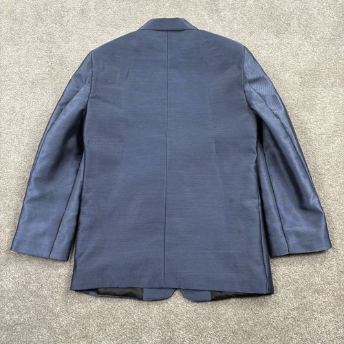 Young Kings by Steve Harvey Blazer Boys 10 Regular Navy Blue Formal Suit Jacket - Picture 2 of 12