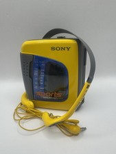 Sony Sports Walkman AM/FM Cassette Player WM-FS191 With OEM Headphones WORKS