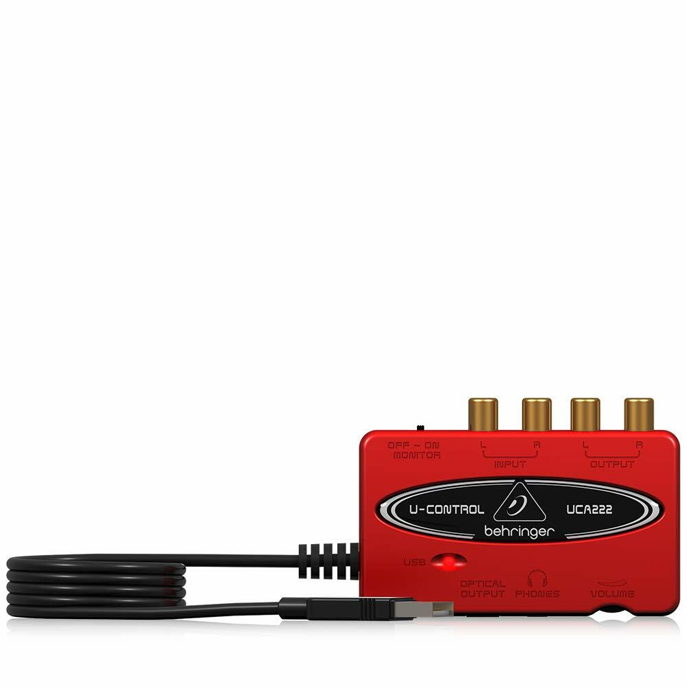 Behringer two inputs and two outputs digital output mounted USB