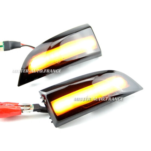 Clignotant Dynamique LED✅ Rétroviseur ★Renault Megane MK3 Fluence Laguna Scenic - Picture 4 of 12