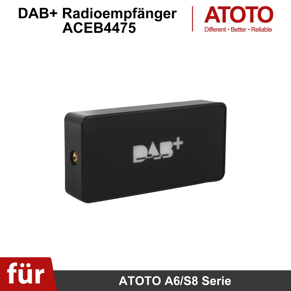 ATOTO Externe DAB+ Digital Radio Adapter Box Empfänger für ATOTO A5/A6/S8 Serie