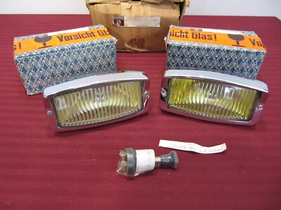 NOS Hella 169 Fog Light Kit German Porsche 911 1969 - 1973 | eBay